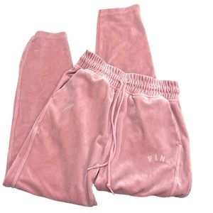 VS PINK velour joggers
